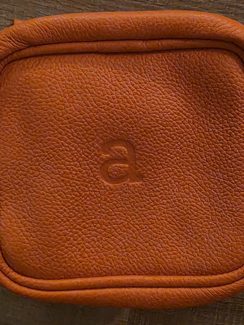 Jewlery Clutch Cosmetic Purse Vanity Travel Organizer Orange Pouch